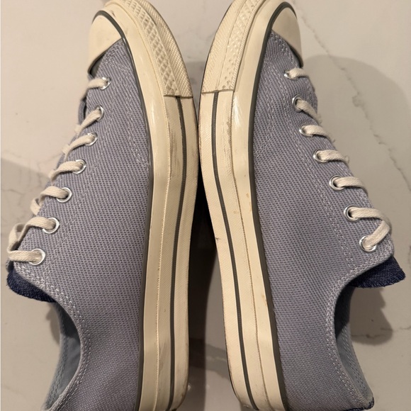 Converse Chuck 70 All Stars Blue & Grey Low Top Sneakers - Picture 7 of 9